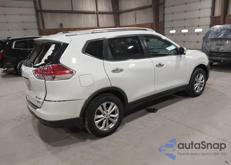 2014 Nissan Rogue Sv z USA, uszkodzony, nr VIN 5N1AT2MV8EC808949